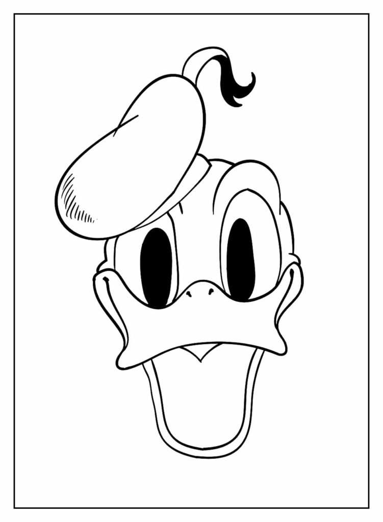 desenho para desenhar do pato donald mandrake