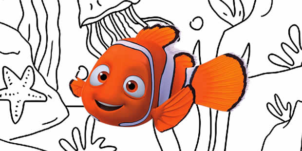 Desenhos de Procurando Nemo para colorir