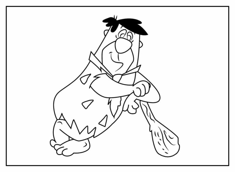 Desenhos Dos Flintstones Para Colorir Bora Colorir