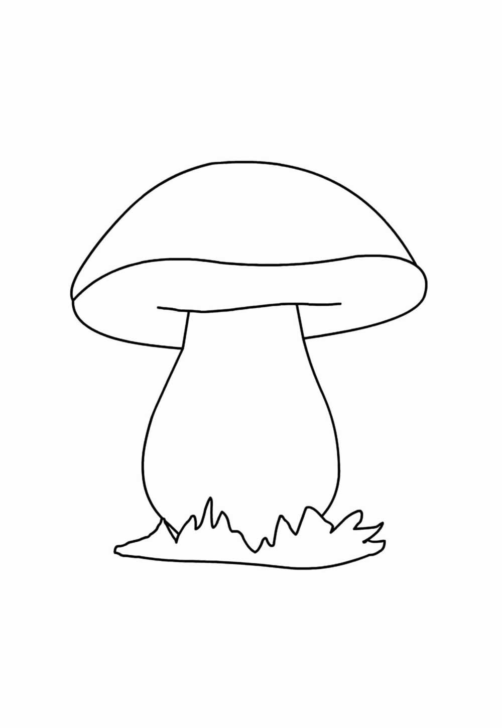 Desenho para colorir - Cogumelo