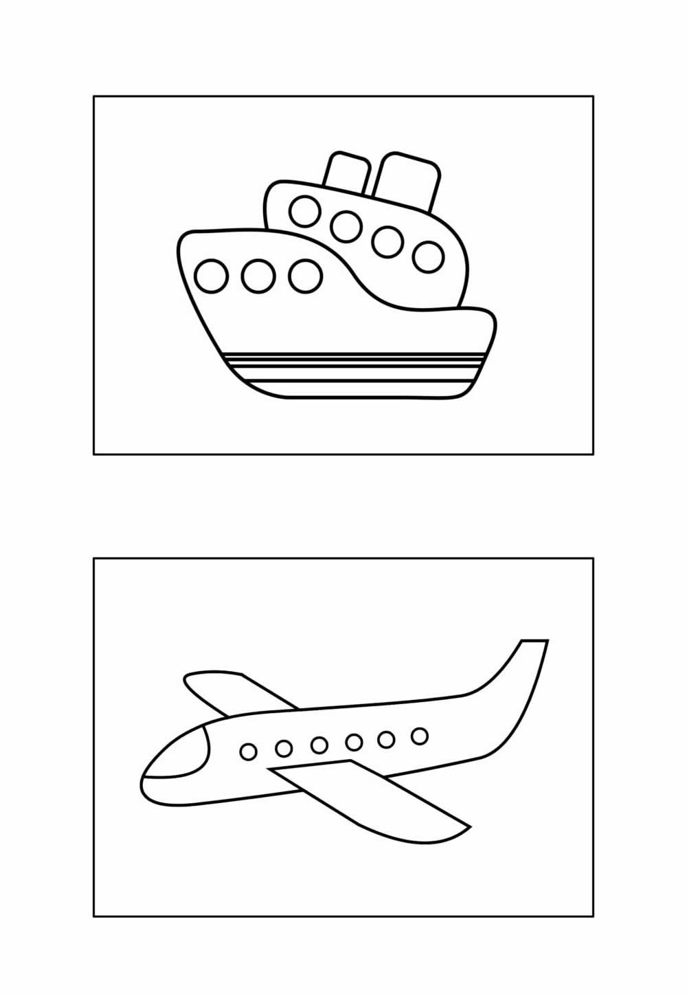 Desenho para colorir fácil