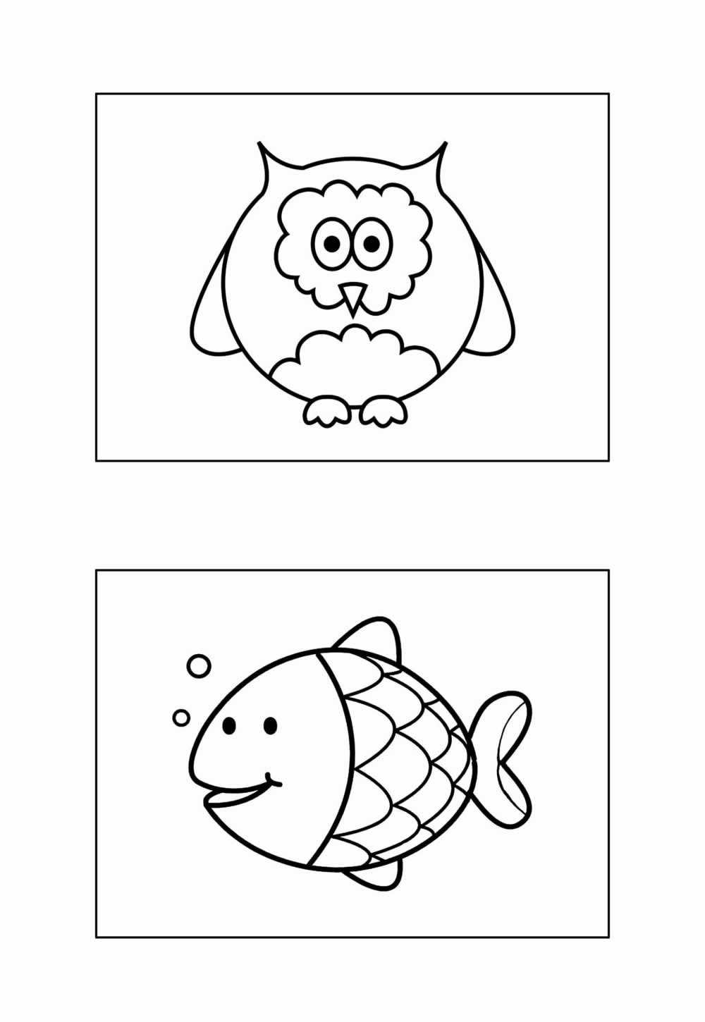 Desenho para pintar e colorir