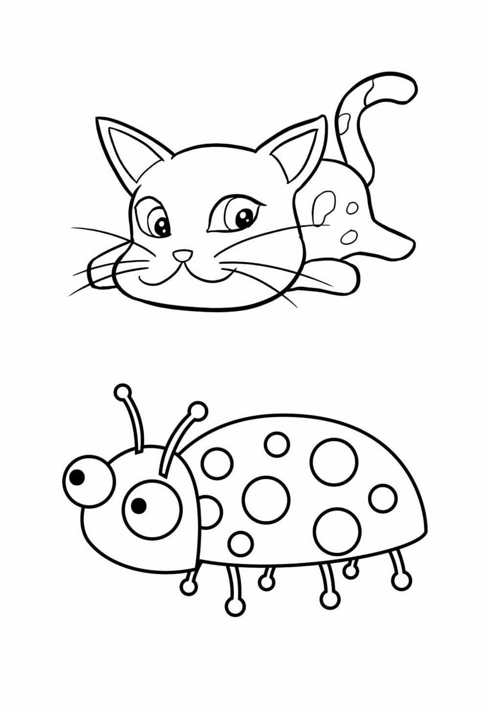 Desenho para colorir fácil