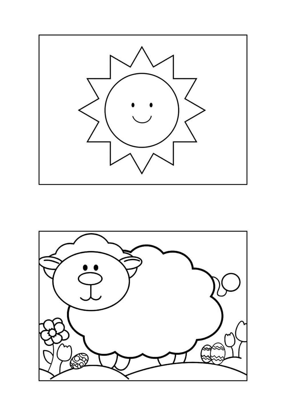 Desenho para pintar e colorir