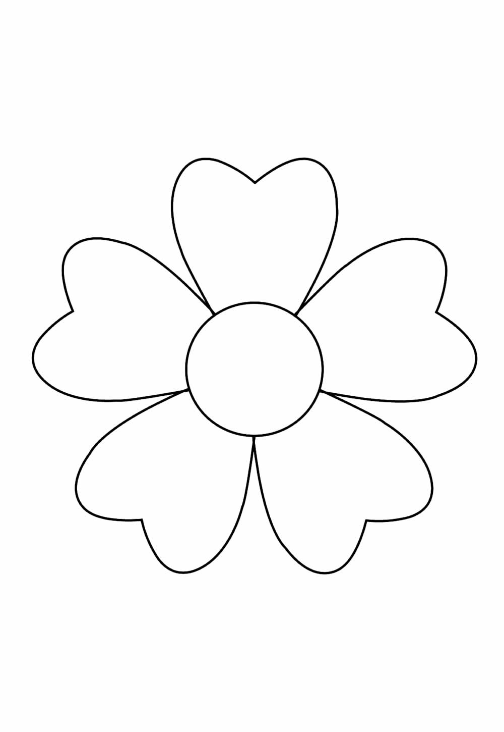 Desenho para colorir - Flor