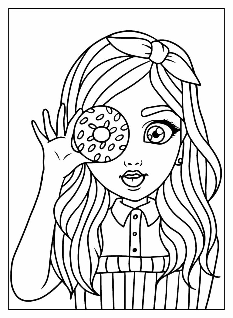 Desenhos Fofos para colorir - Bora Colorir