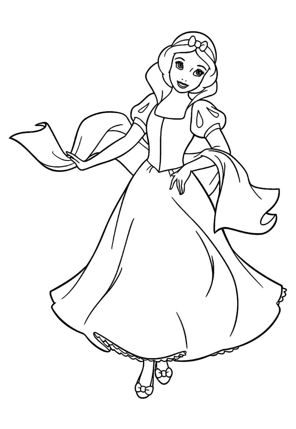 Desenho da Branca de Neve