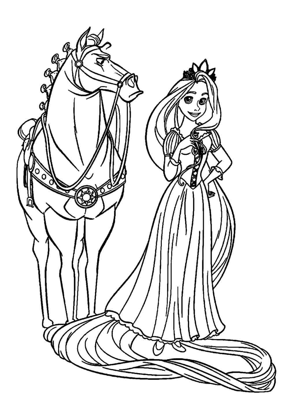 Desenho da Rapunzel