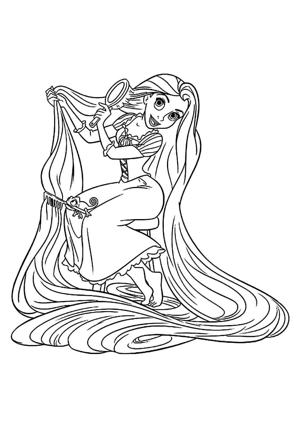 Desenho Rapunzel