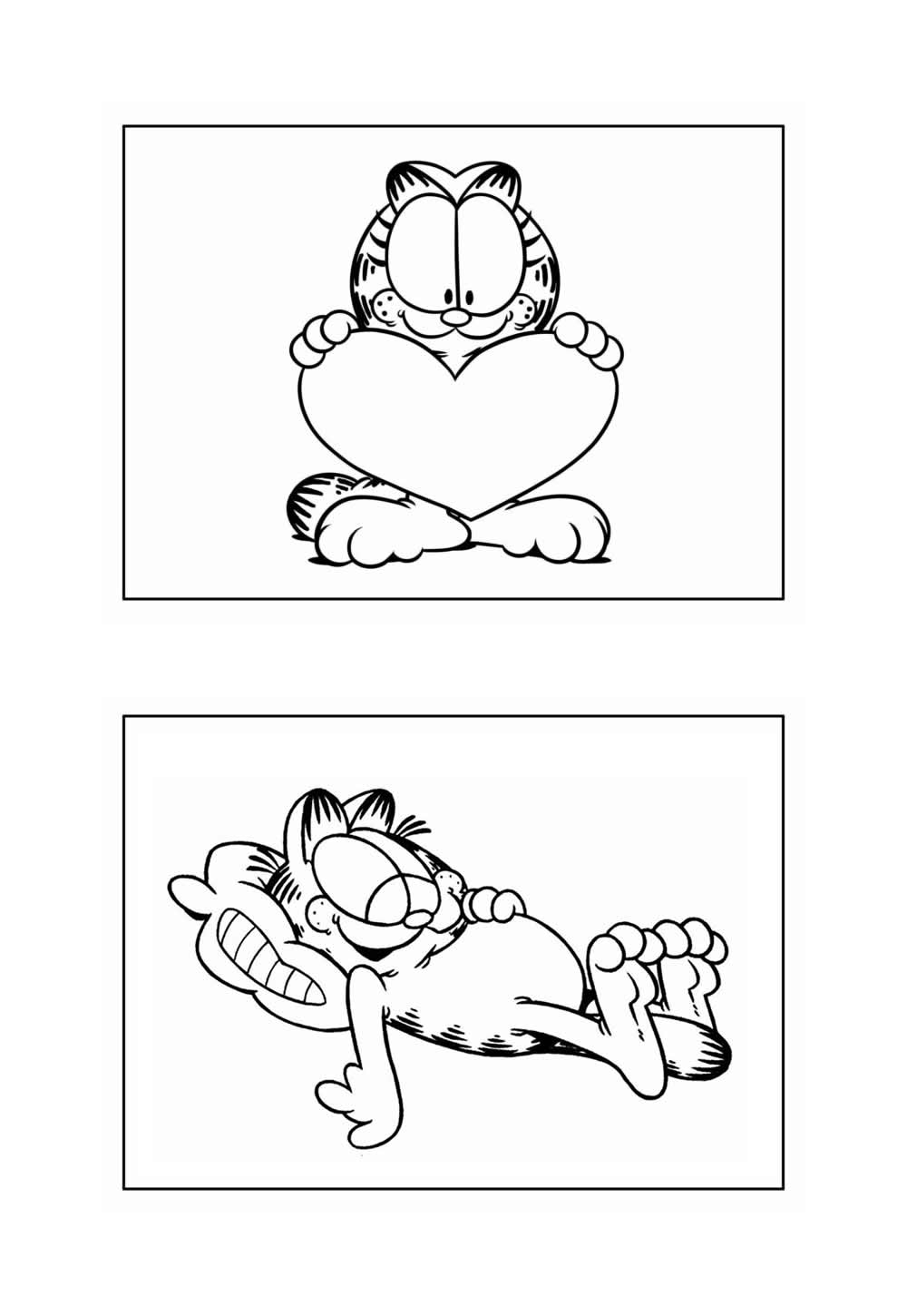 Garfield para pintar