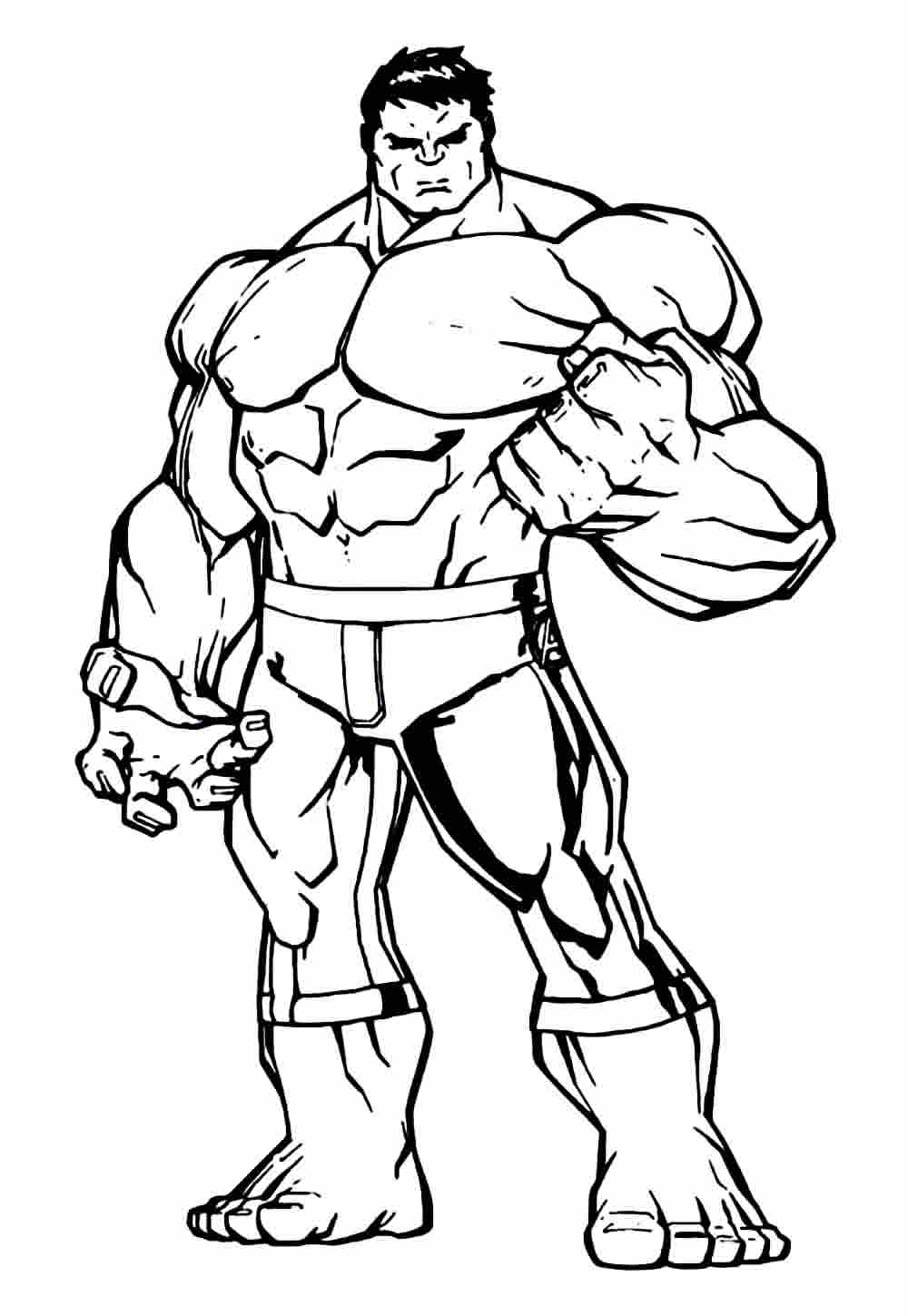 Desenhos Hulk Colorir