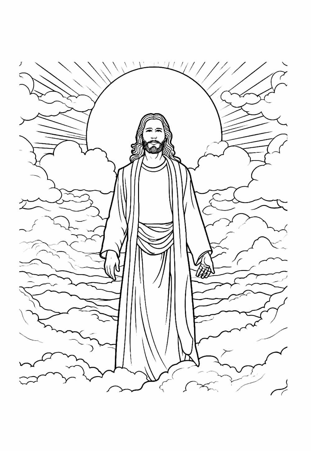 Desenho Jesus Cristo Colorir