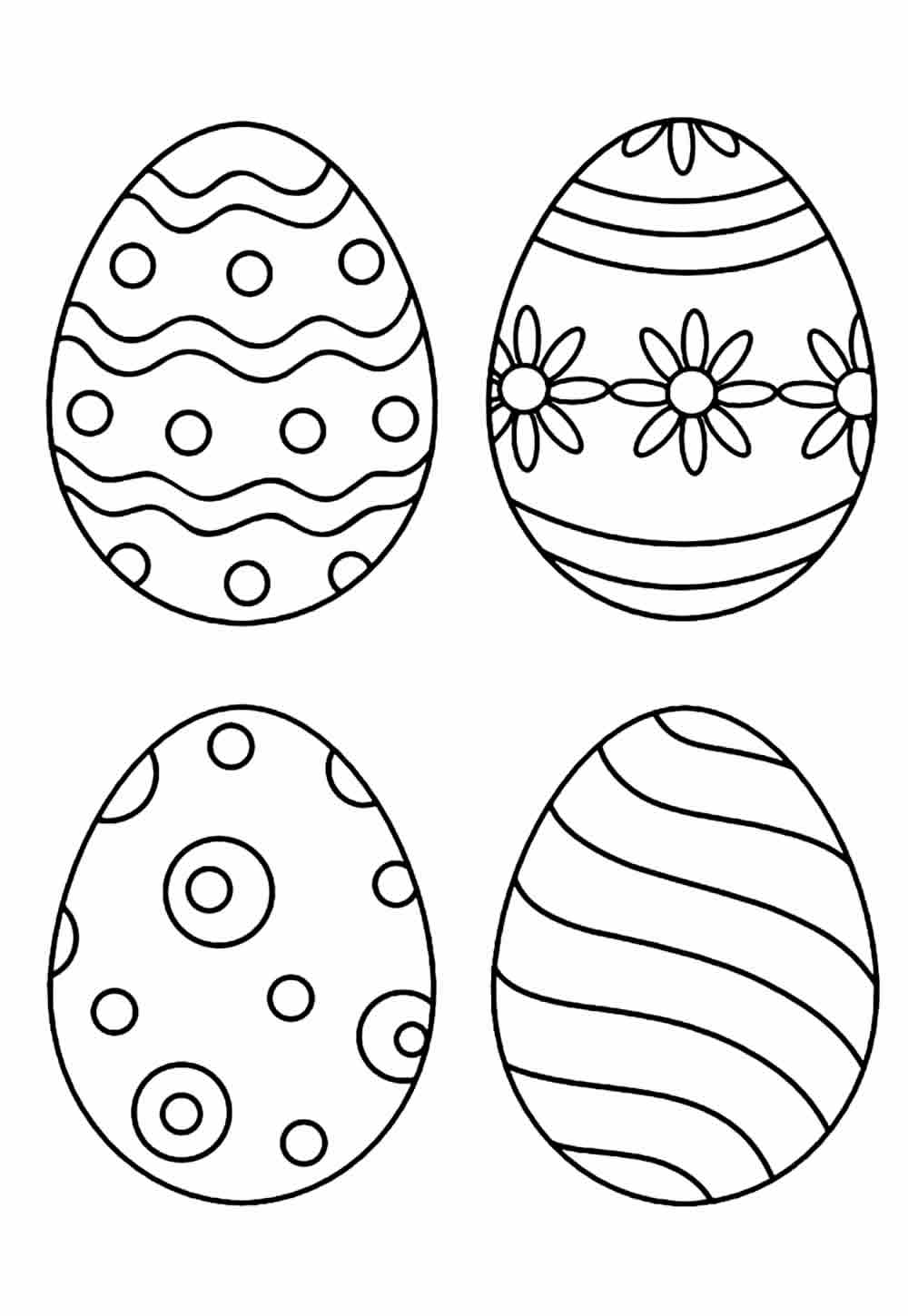 Ovos para colorir