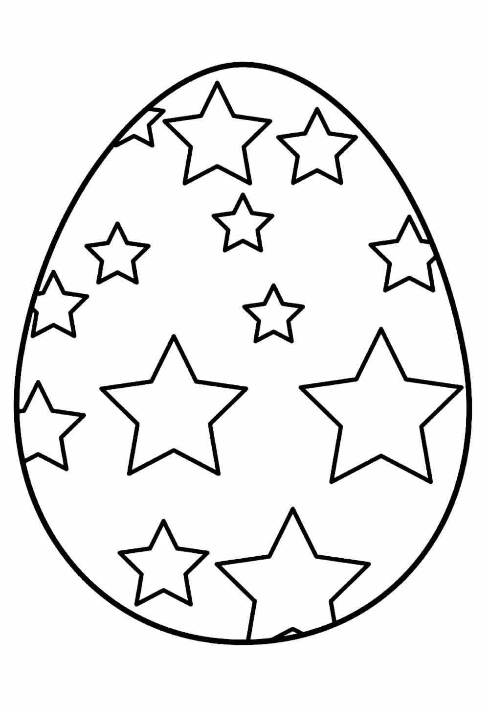 Desenho de Ovo de Páscoa