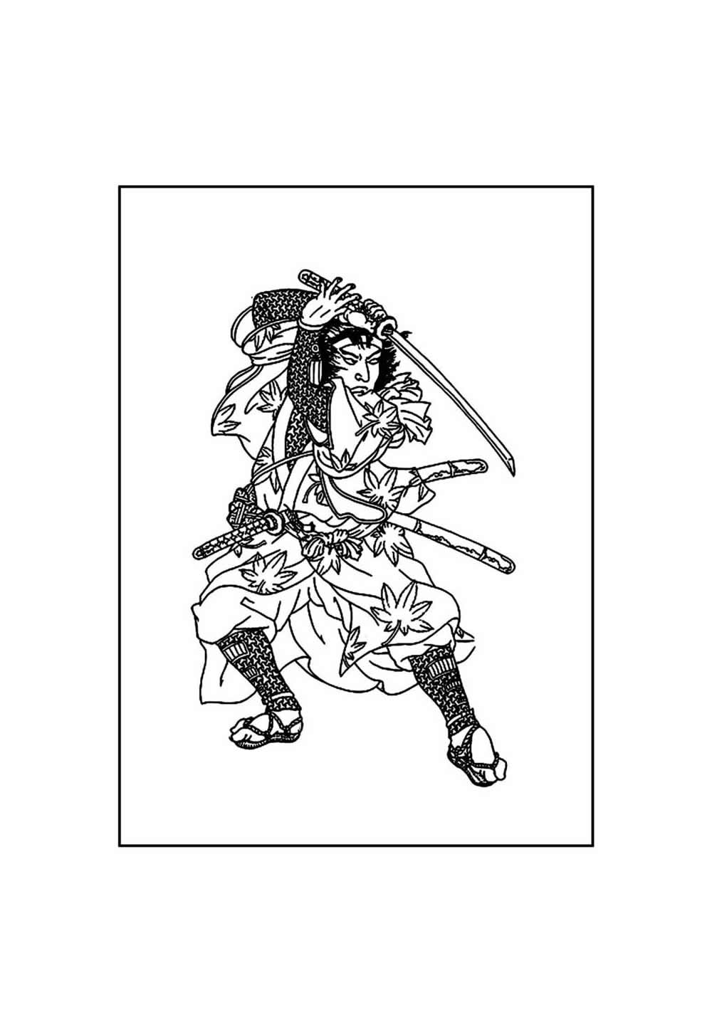 Desenhos de Samurai