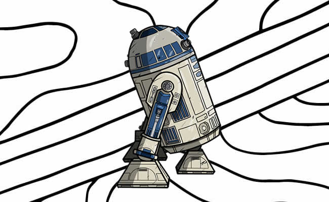 Desenhos de Star Wars para colorir