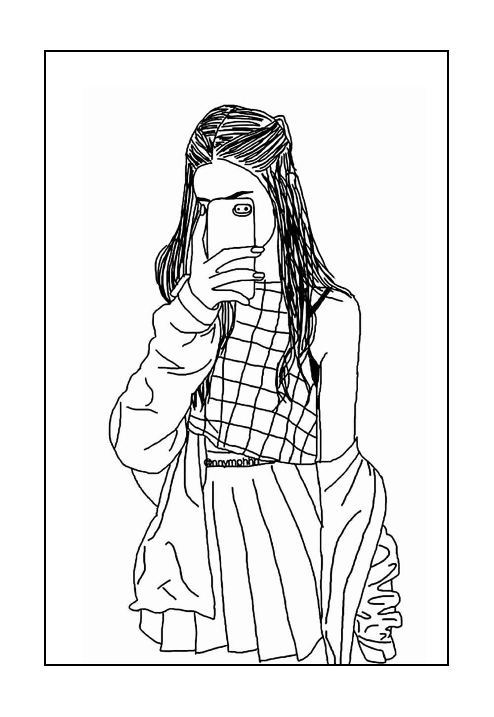 Desenho Realista de Mulher