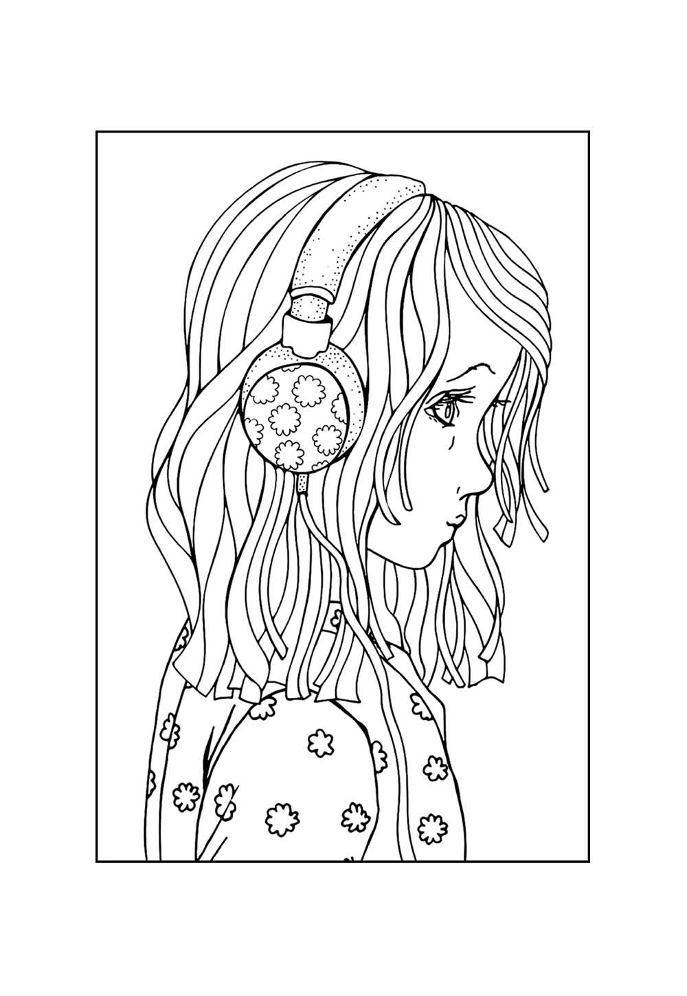 Desenho Realista de Menina