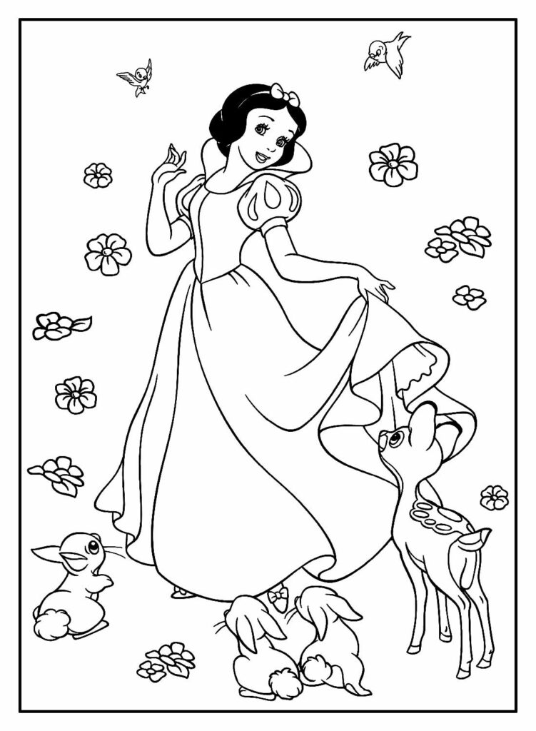 princesas disney Archives - Desenhos para Pintar e Colorir