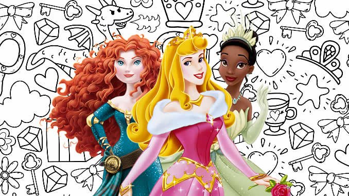 Fundo Princesas Da Disney Desenhos Para Colorir Fundo, Imagem De Princesa  Para Colorir, Princesa, Bonitinho Imagem de plano de fundo para download  gratuito