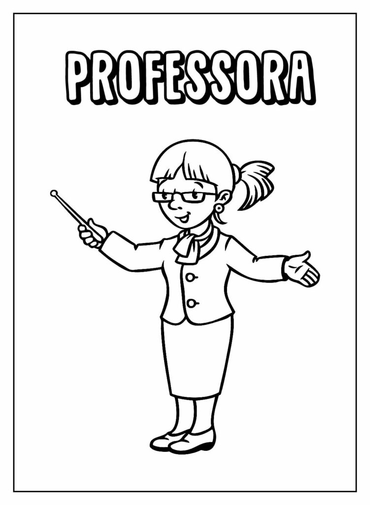 Desenhos para colorir com o tema brincadeiras - Professora