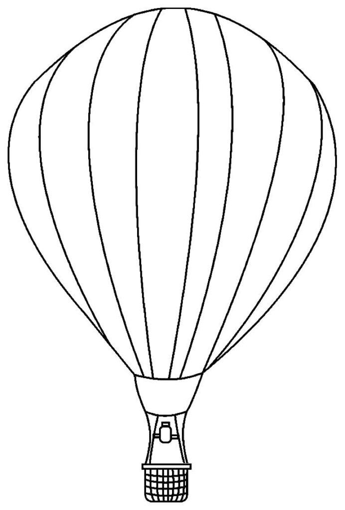 Desenho para colorir Balão