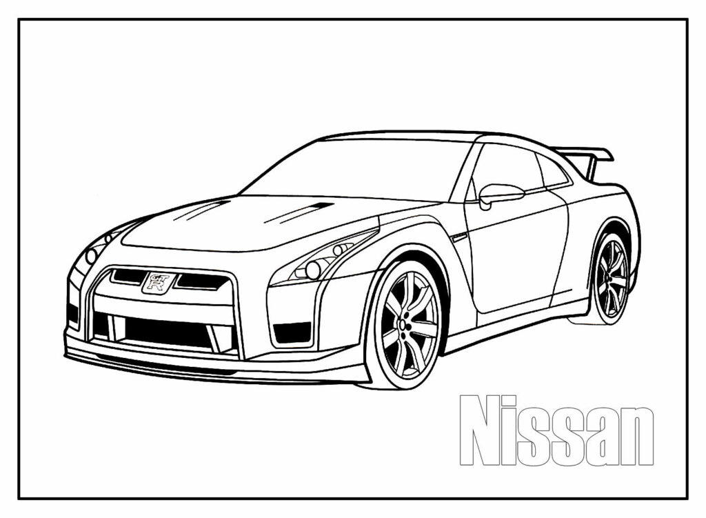 Desenhos de Nissan para colorir