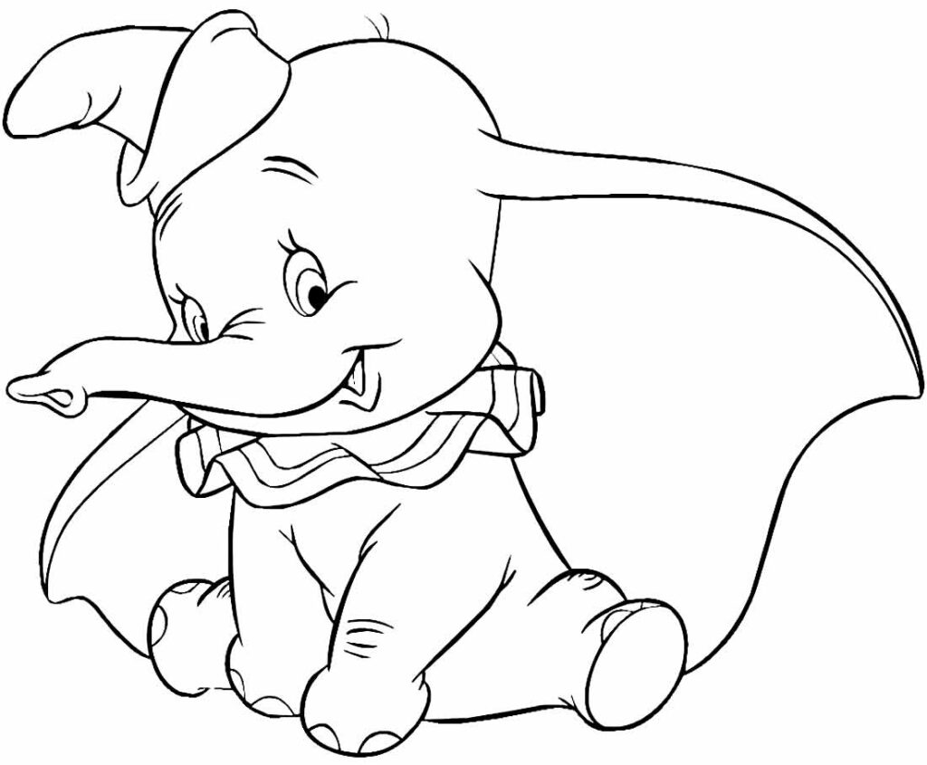 Desenhos Dumbo Pintar