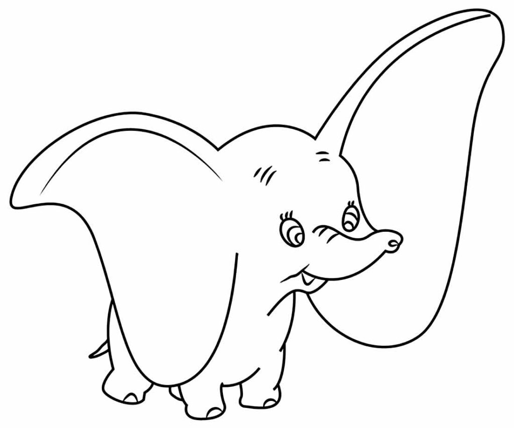 Desenho de Dumbo