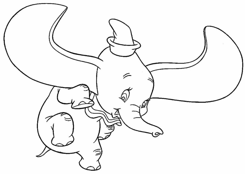 Desenho de Dumbo