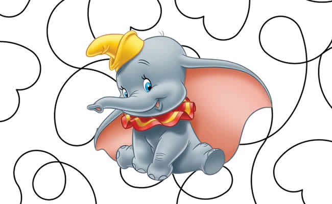 Desenhos do Dumbo para colorir