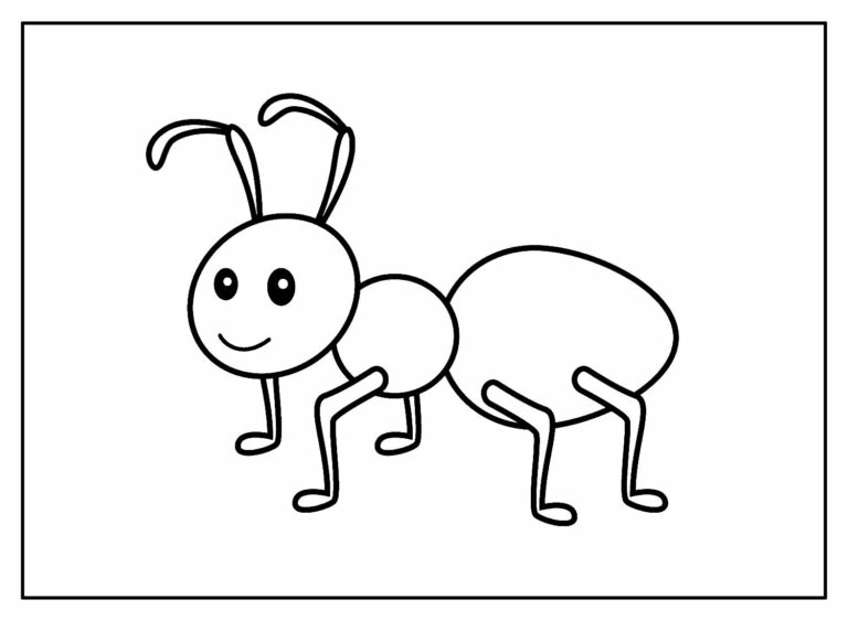 Desenhos de Formiga para colorir - Bora Colorir