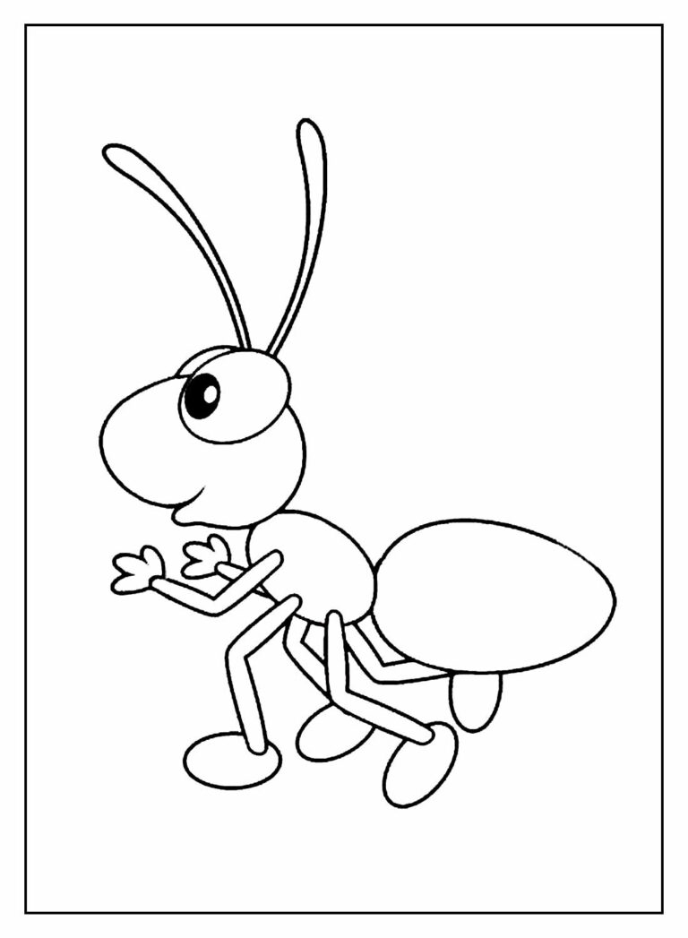 Desenhos de Formiga para colorir - Bora Colorir