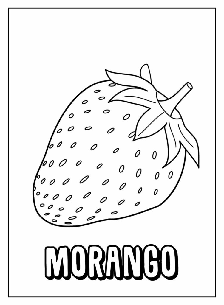 Desenhos para colorir de desenho de uma fruta para colorir -pt