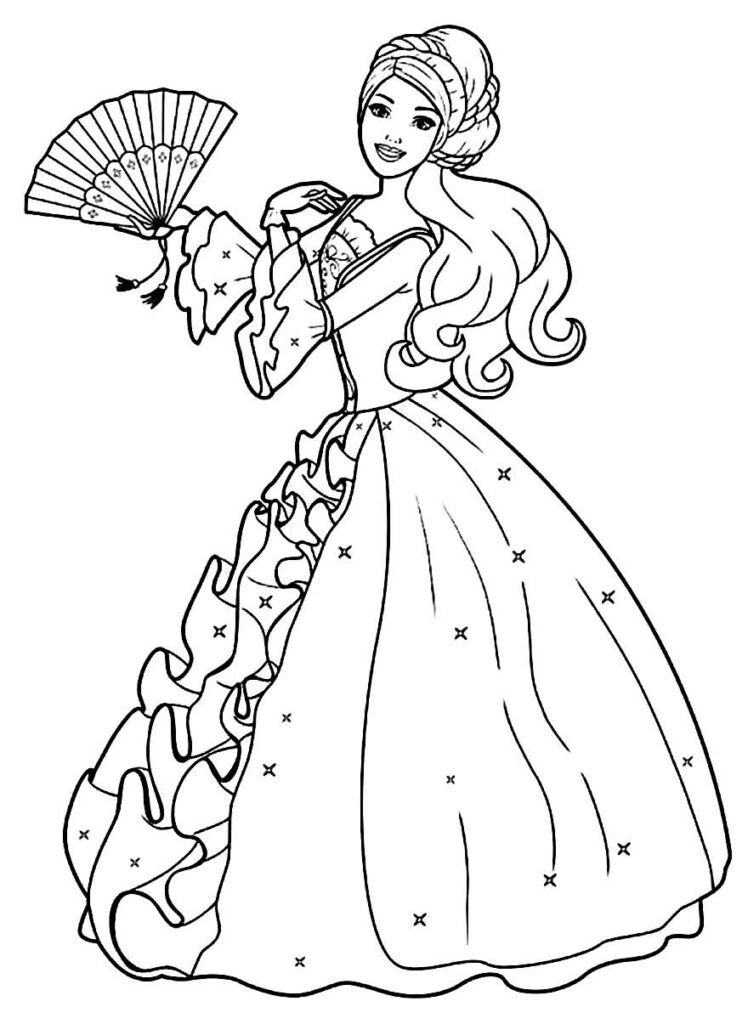 Desenho Princesa Pintar