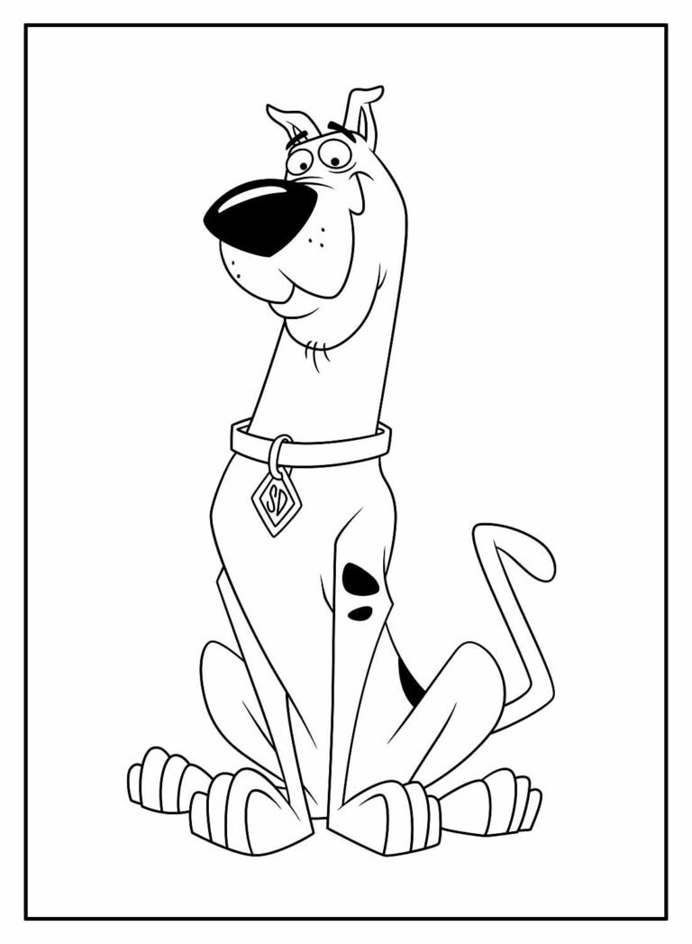 Desenhos do Scooby-Doo para colorir - Bora Colorir