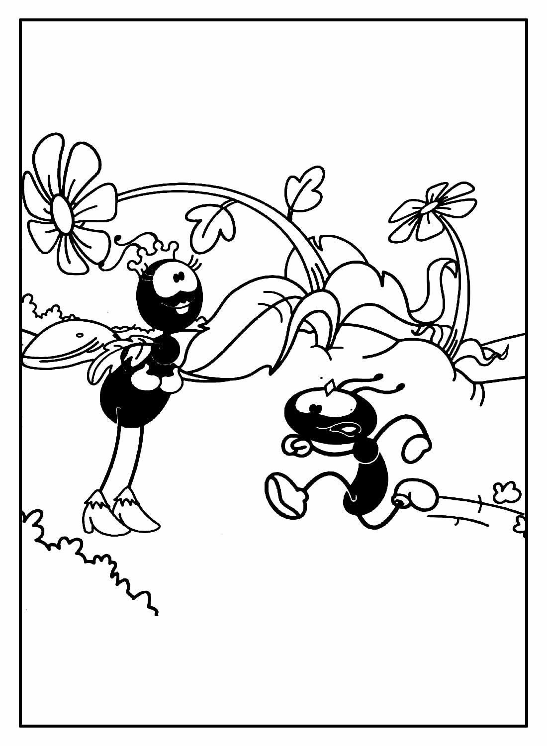 Desenhos do Smilinguido para colorir - Bora Colorir