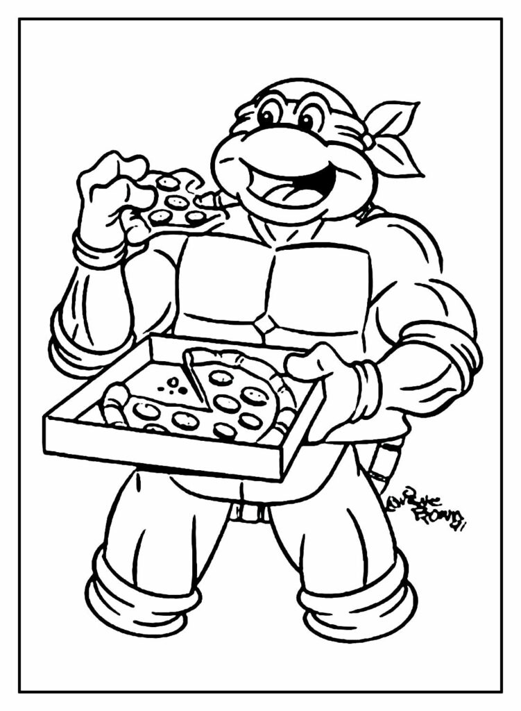 Desenhos Para Pintar Das Tartarugas Ninja Desenhos Para Colorir  Turtle  coloring pages, Ninja turtle coloring pages, Ninja turtles