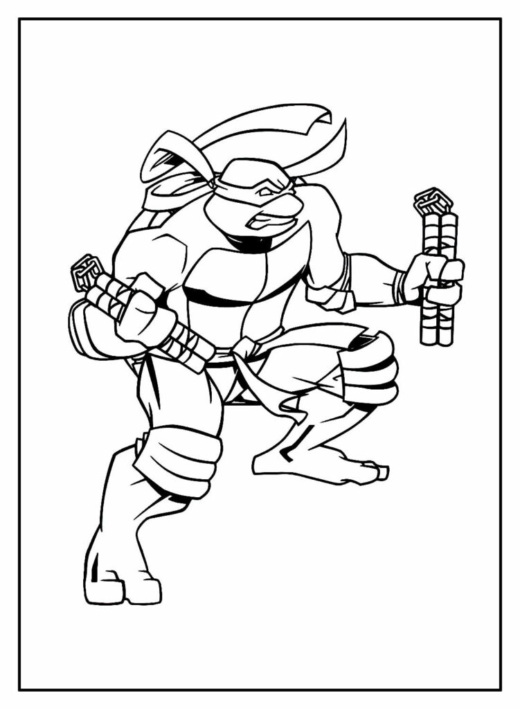 Coloriage de Tartarugas ninjas à telecharger gratuitement - Tartarugas  ninjas - Just Color Crianças : Páginas para colorir para crianças