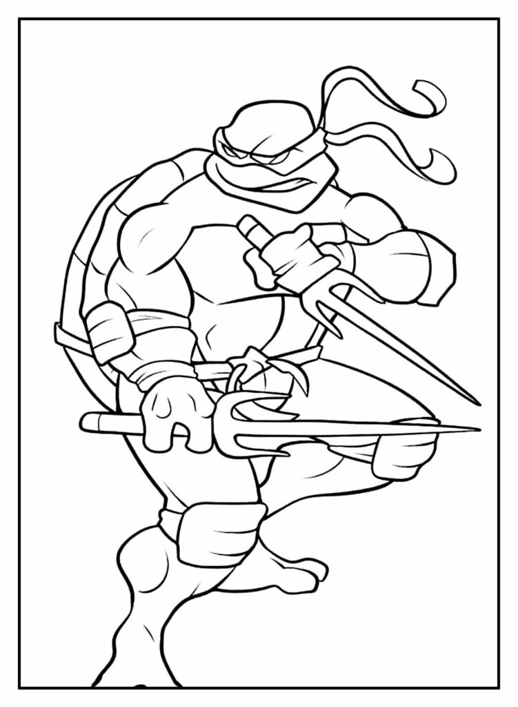 Desenhos de Tartarugas Ninjas