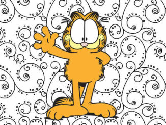 Desenhos de Garfield para colorir