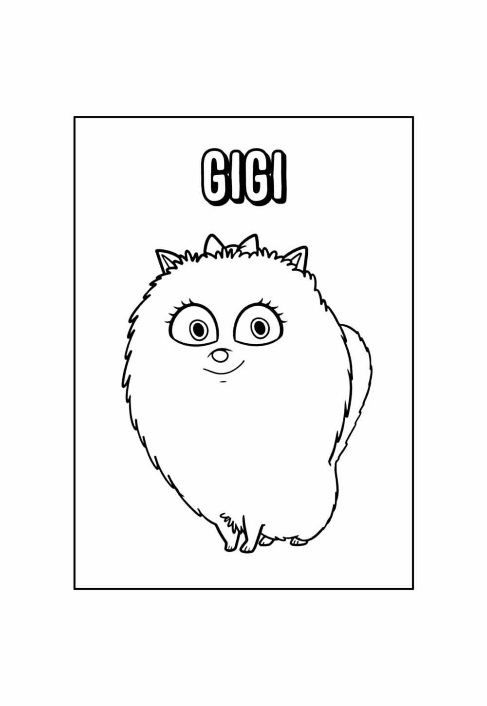 Deseho Educativo de Pets para colorir