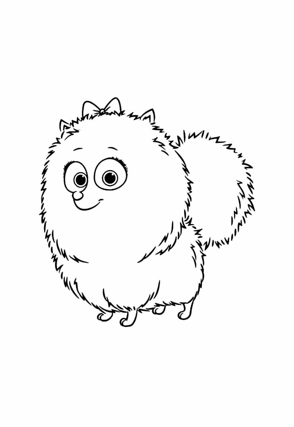 Deseho de Pets para colorir