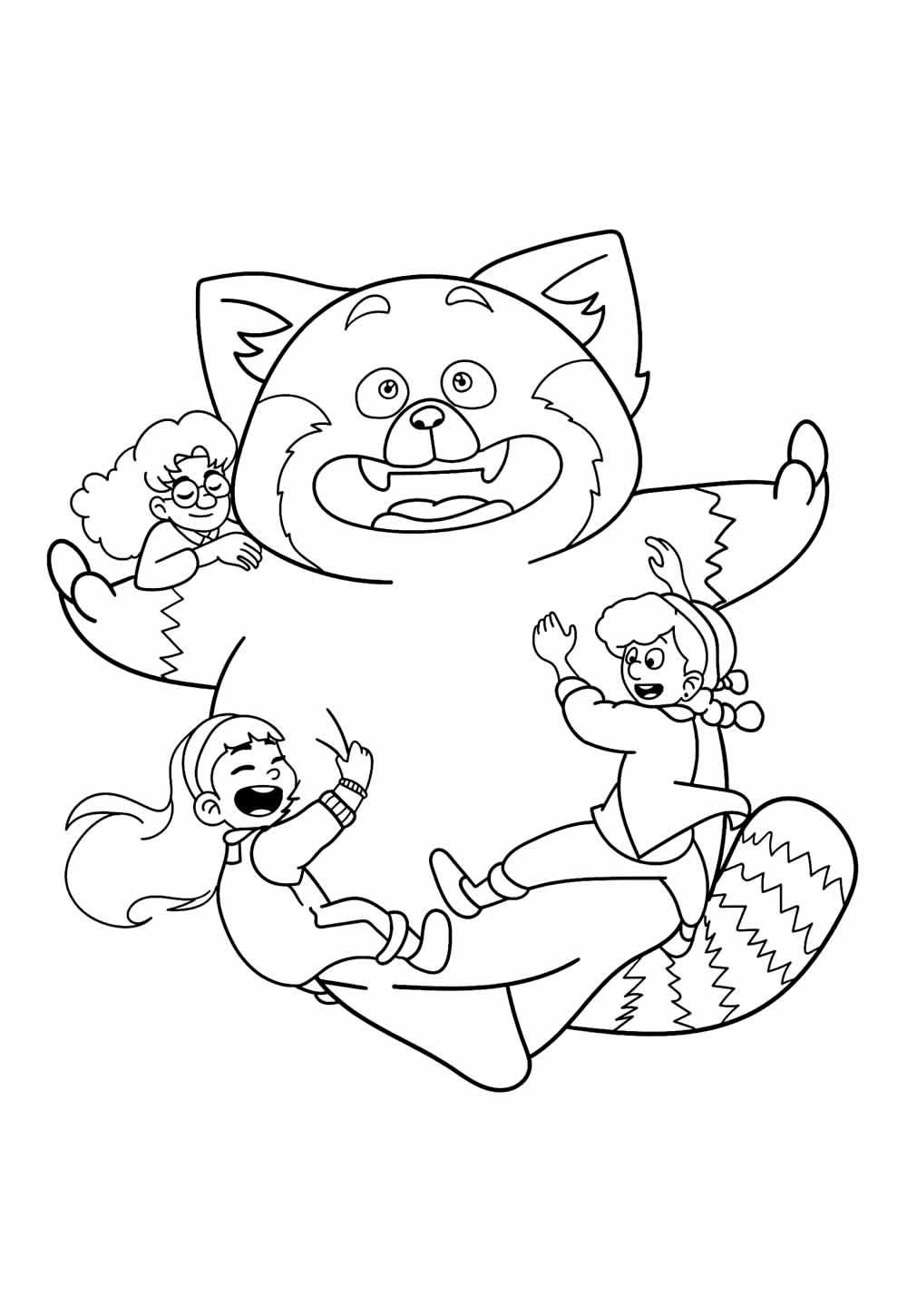 Desenho de Red para colorir