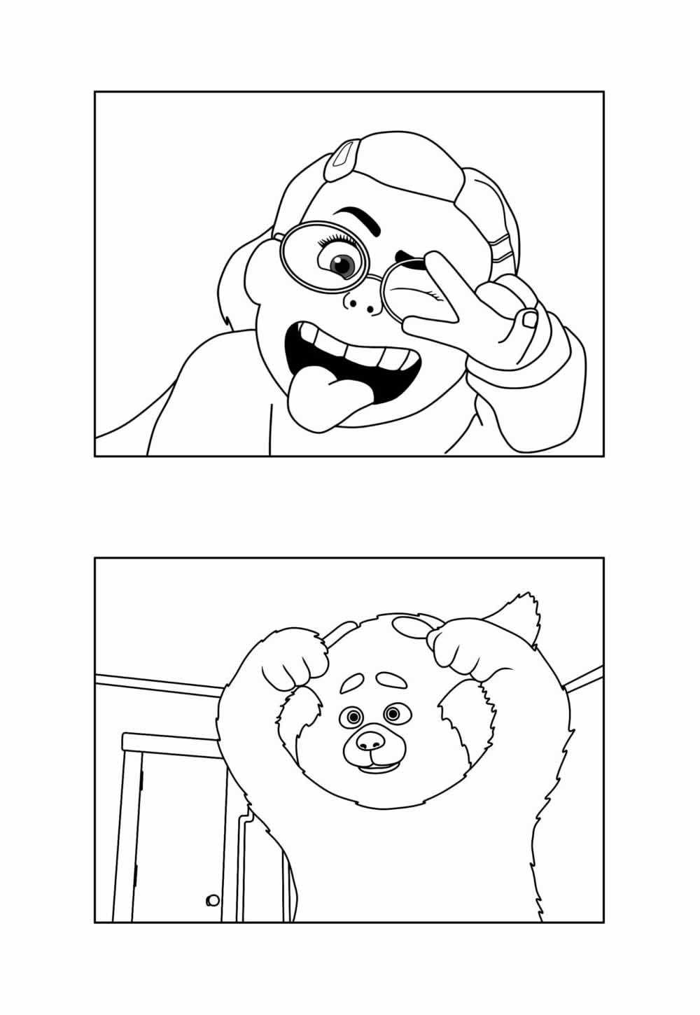 Red: Crescer é uma Fera para colorir