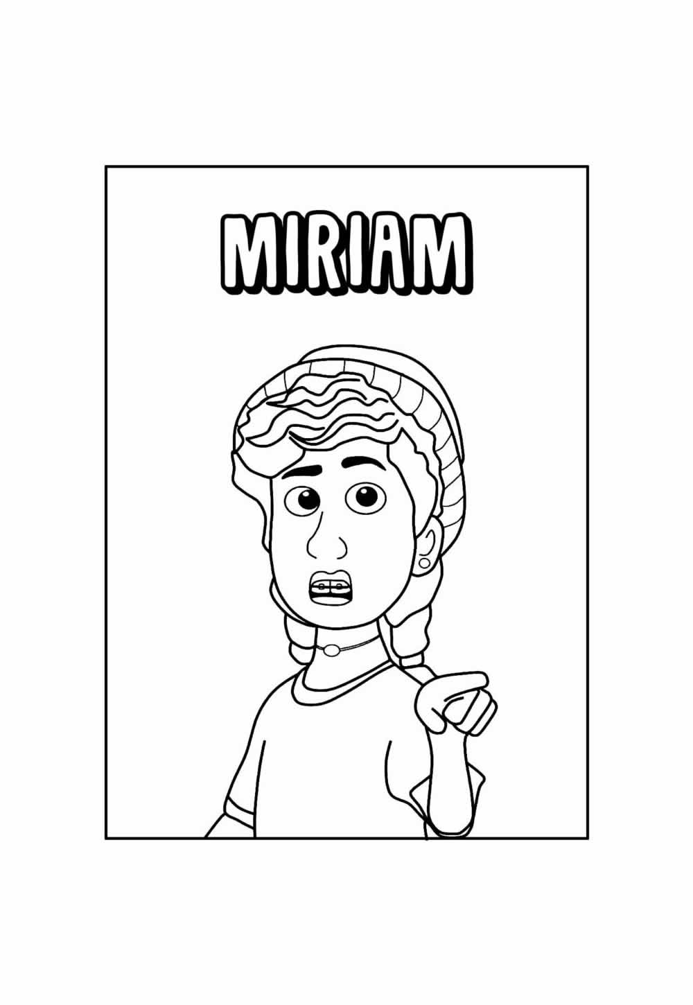 Desenho de Red: Crescer é uma Fera para colorir - Educativo