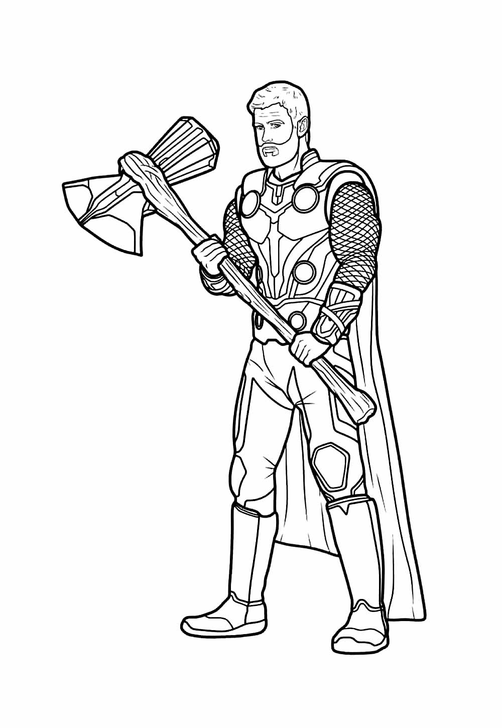 Desenhos para colorir de Thor