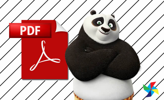 Desenhos do Kung Fu Panda em PDF