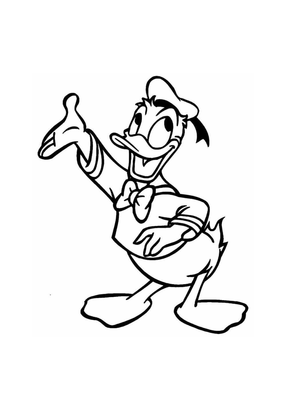 Pato Donald para pintar