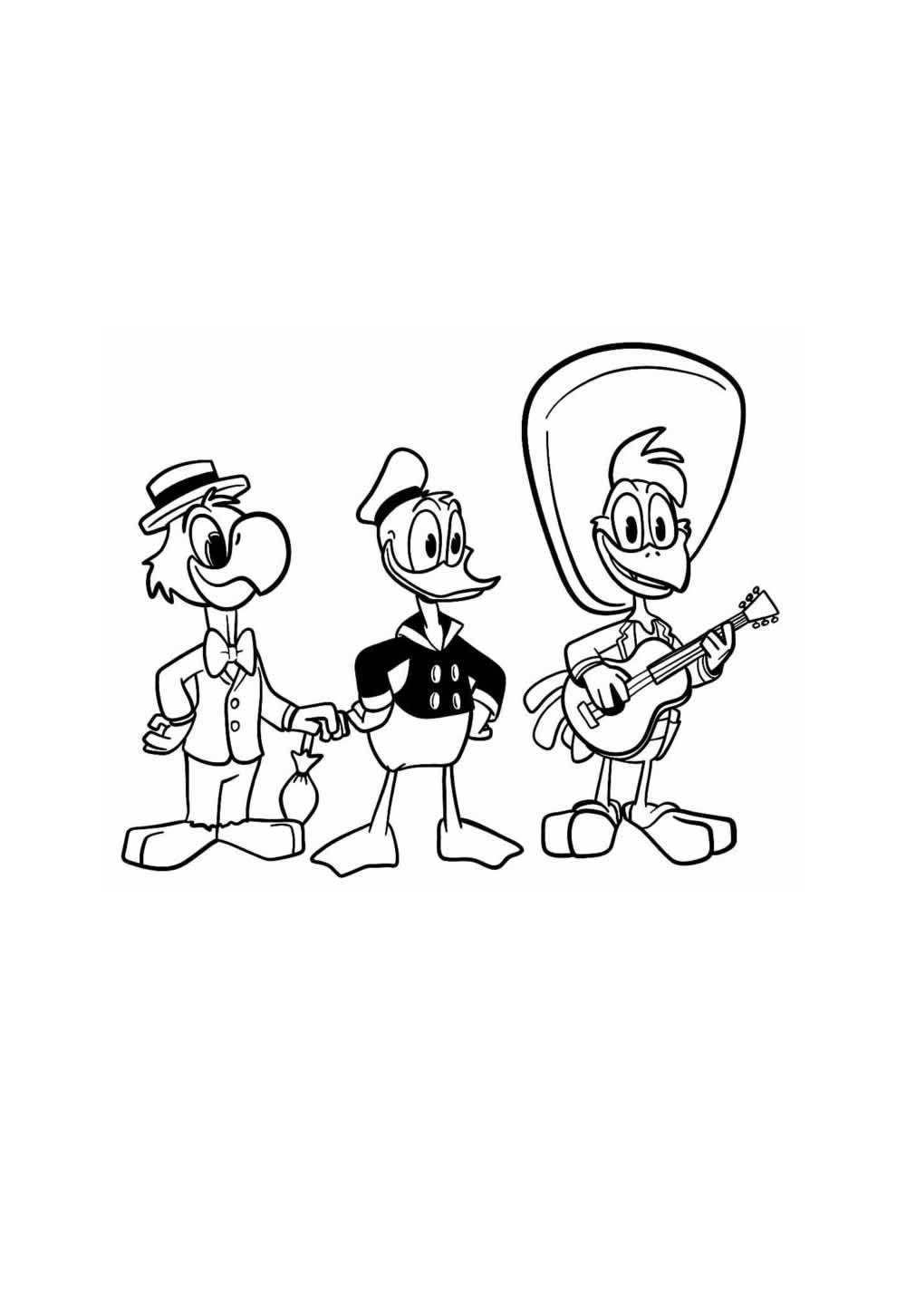 Desenho de Pato Donald